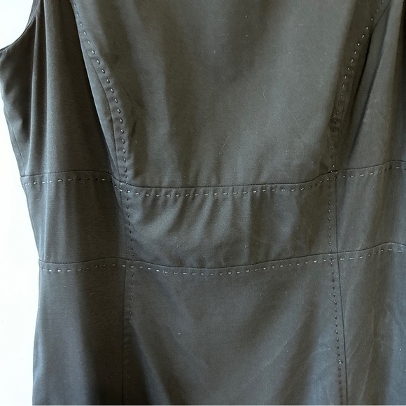 Adrienne Vilttadini Women's Size 6 Midi Dress Wool Blend LBD Lightweight - Picture 7 of 16